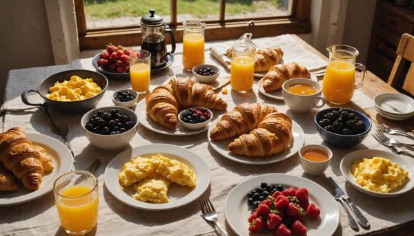 Petits déjeuners maison et conseils de vos hôtes