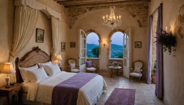 Une nuit romantique dans un hôtel de charme provençal