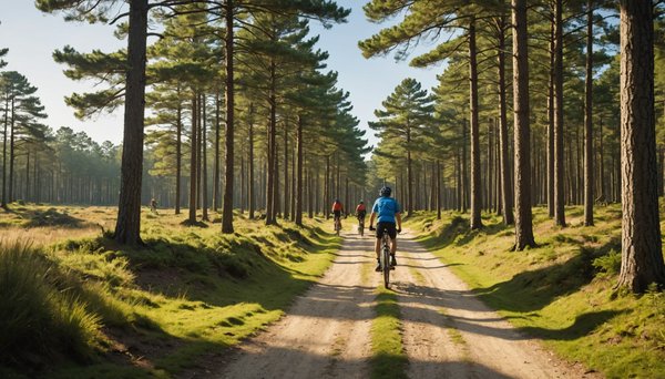 Top 4 des randonnées à vélo depuis un camping dans les landes