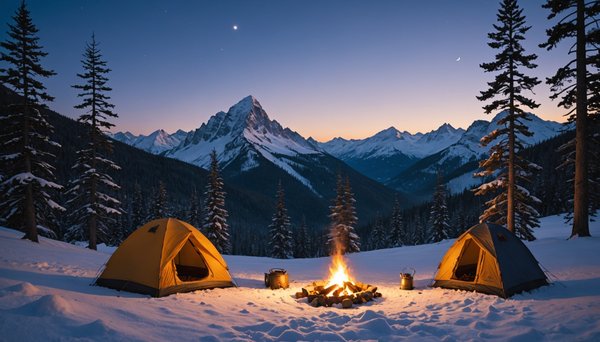 Pourquoi partir en camping à la montagne l'hiver ?
